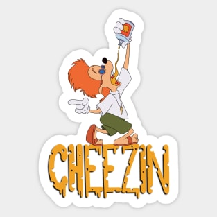 Cheezin Sticker